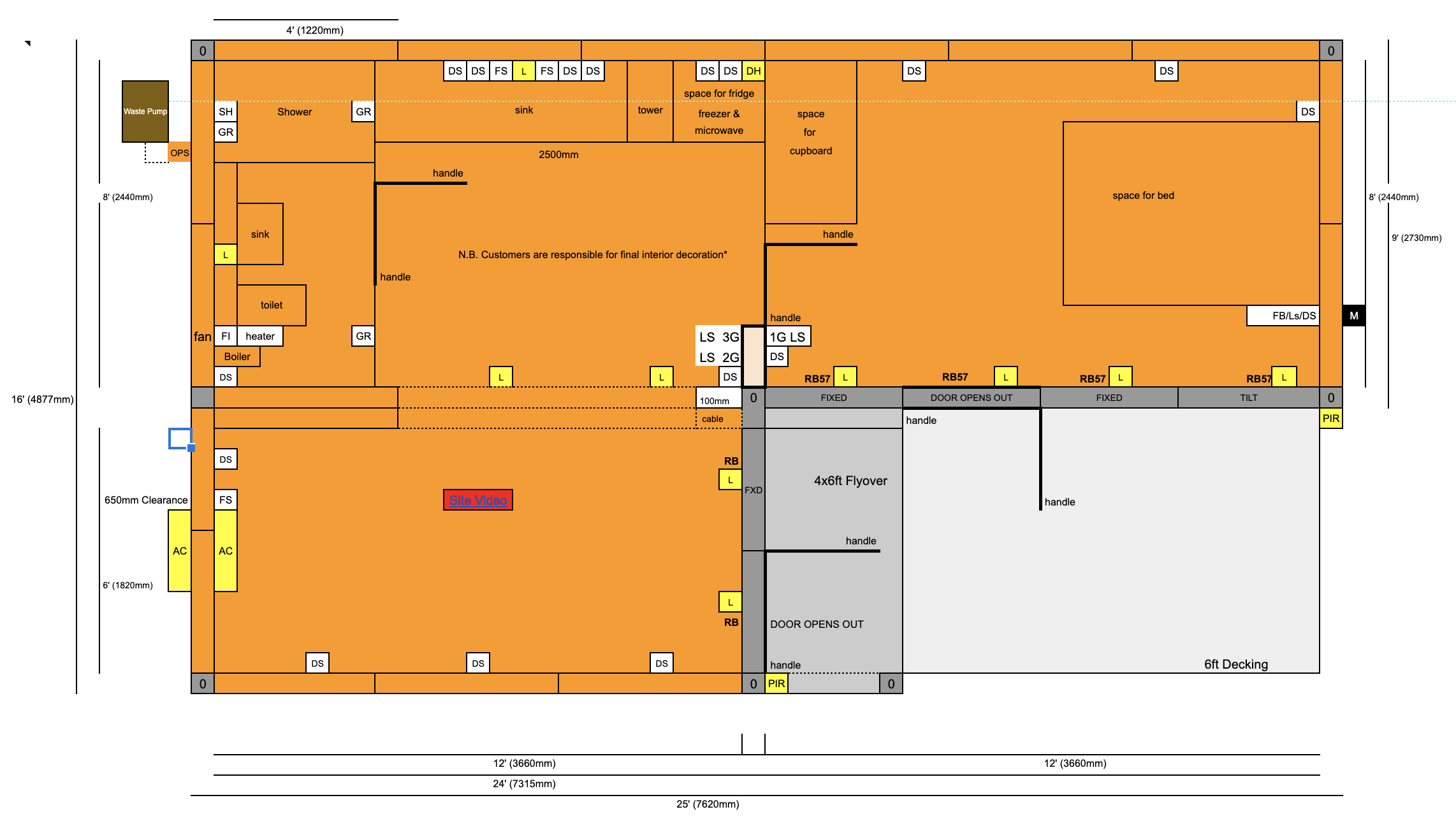 garden annexe floor plan